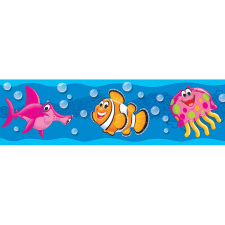 TREND ENTERPRISES Sea Buddies™ Bolder Borders®, 35.75 Feet/Pack, PK6 T85130